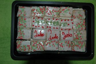 Kuchen als Dankeschön.