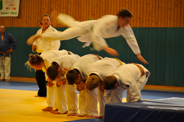 Sport-Team Lüneburg e.V. - Sprung über Judokas